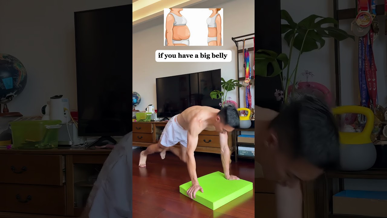 Skinny Arms & Legs but Big Belly? 6 Core Circuits a Day for Flat Abs! 