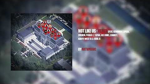Thumbnail of Not Like Us Remix - Kendrick Lamar, Eminem, Pusha T, Tupac, Ice Cube, Lowkey, Kanye West & LL Cool J