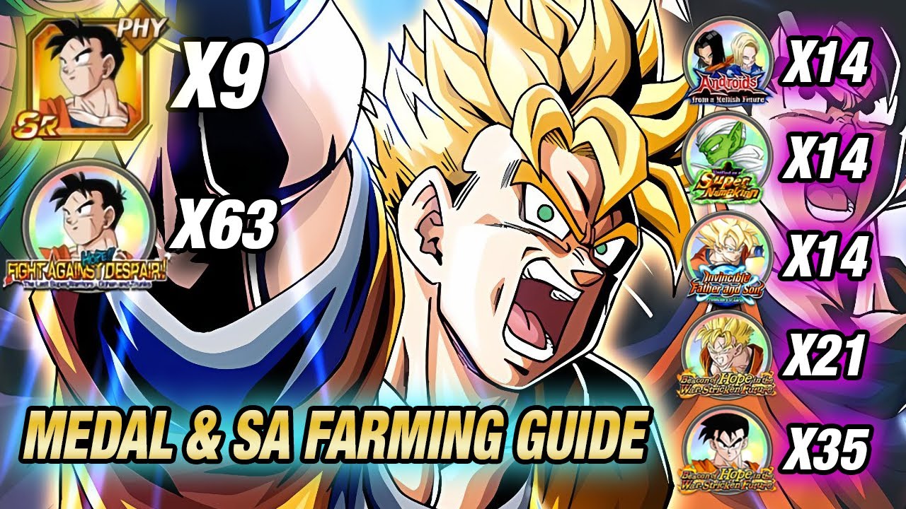 STR CARNIVAL FUTURE GOHAN MEDAL & SA LEVEL FARMING GUIDE! WHAT DO YOU
