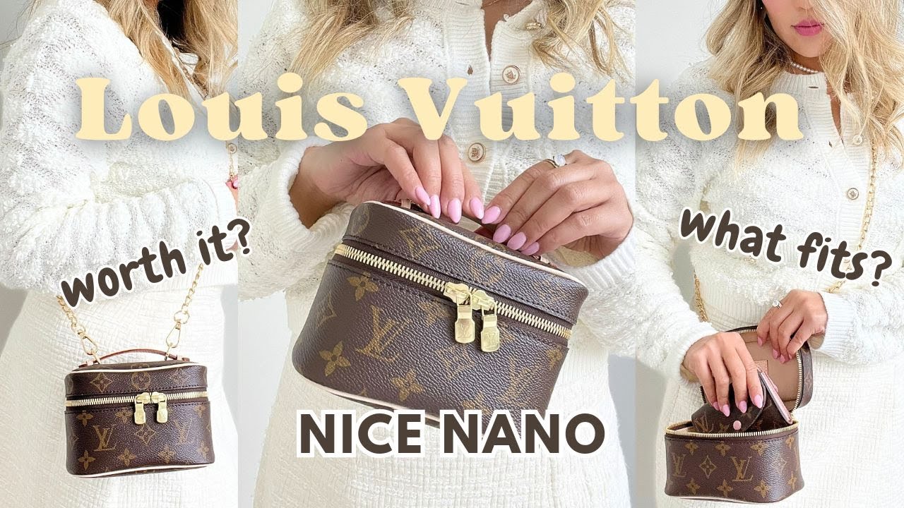 Louis Vuitton Nice Nano Unboxing & Extensive What Fit's for Travel & Every  Day Use 