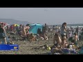 Crowded Beaches: Thousands flock to San Francisco beaches to beat the heat wave