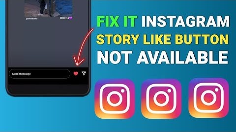 FIX it: Instagram like button not showing!!