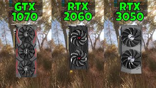 RTX 2060 vs RTX 3050 vs GTX 1070 (In 10 Games)