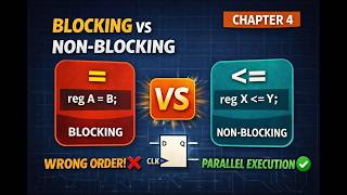 Blocking vs Non-Blocking Assignment in Verilog Explained Clearly 🔥| Chapter 4