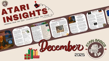 Atari Insights: December 2025 🕹️🎄 #vintagecomputing #RetroTech #RetroComputing #8bit #Atari