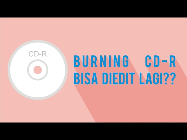 Cara Pengaturan Agar Cd R Bisa Diburning Lagi Youtube