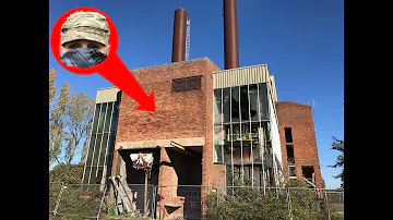 ** ABANDONED INCINERATOR ** Left To Rust And Turn To Dust **