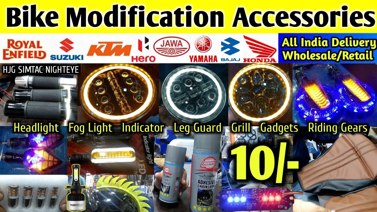 Bike Modification Accessories Wholesale/Retail Cheap Bike Accessories Market #TopBikes