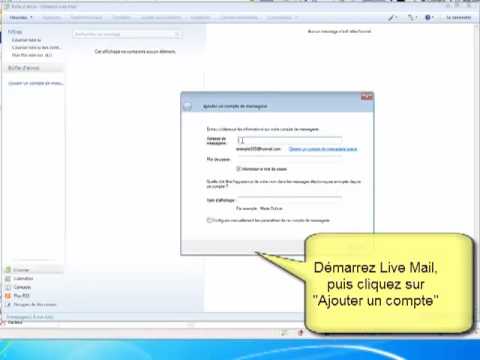 Configurer Windows Live Mail - YouTube
