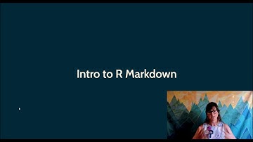 Introduction to R Markdown