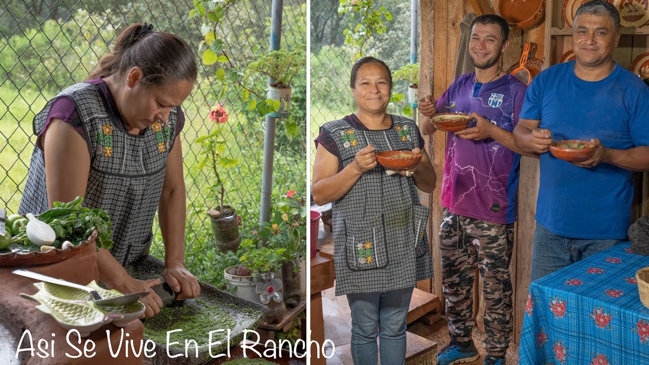 Caldo De Espinazo Verde En Metate Asi Se Vive En El Rancho