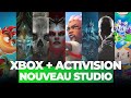 Xbox  activision  nouveau studio aaa avec danciens de last of us cyberpunk et plus