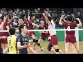 【黒鷲旗2019】早稲田大学 vs 堺ブレイザーズ 第5セット
