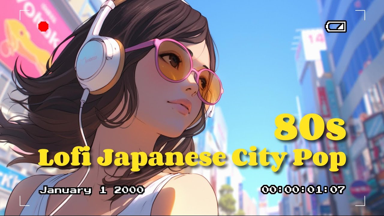 𝐏𝐥𝐚𝐲𝐥𝐢𝐬𝐭 80s Japanese Lofi Tokyo City Pop 】Lofi HipHop