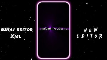 WO PLAYER HAI SIR 😈💫ATTITUDE XML FILE✨👀NEW XML FILE ALIGHT MOTION👑😎NEW TREND XML FILE @surajeditor