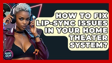 How To Fix Lip-sync Issues In Your Home Theater System? - Audio Gear Insider