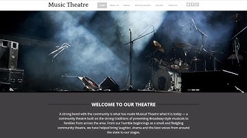 Music Theater Website Template by RockThemes - 52749