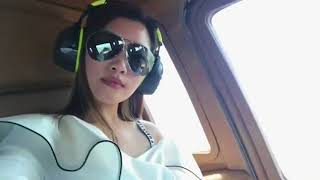 Chryseis Tan shows off her incredible private helicopter ride