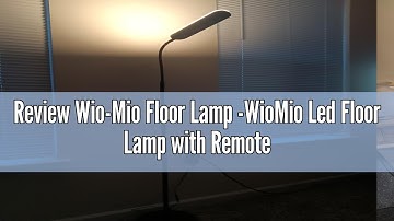 Review Wio-Mio Floor Lamp -WioMio Led Floor Lamp with Remote and Touch Control for Stepless Dimmer &