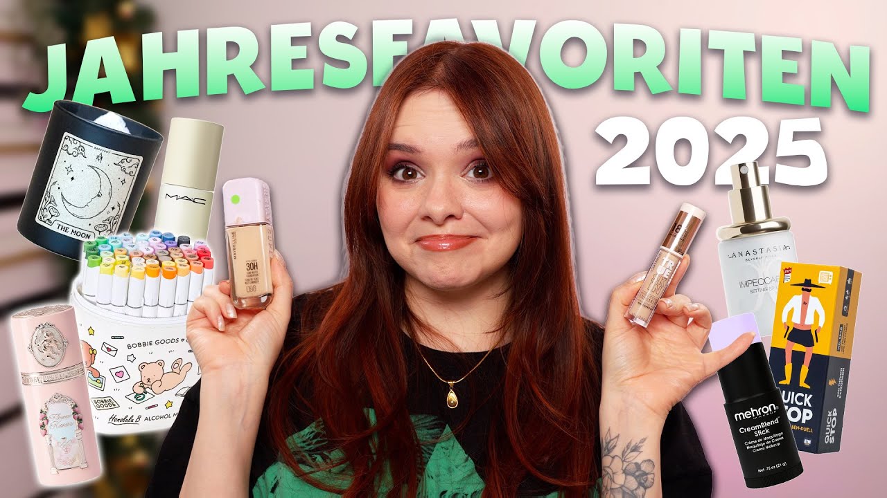 DAS sind die BESTEN Produkte 2025! 🦋 (JAHRESFAVORITEN Beauty, SFX, Lifestyle & co)