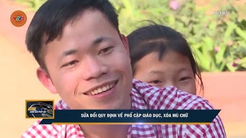 PHỔ CẬP QUY ĐỊNH VỀ PHỔ CẬP GIÁO DỤC, XÓA MÙ CHỮ | VTV5