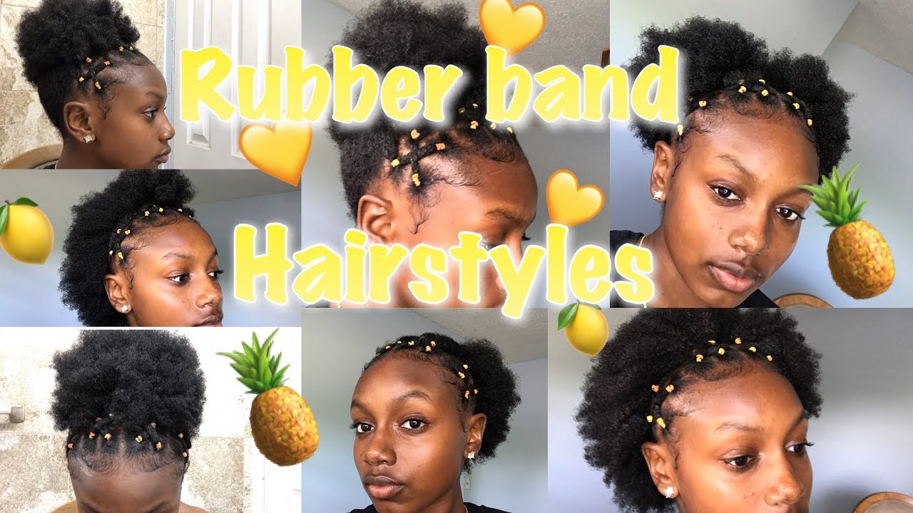Natural Hairstyle w/Jewels & Rubber Band for Holidays | GIVEAWAY  ANNOUNCEMENT TOO! -… | Cute natural hairstyles, Natural hair tutorials,  Short natural curly hair