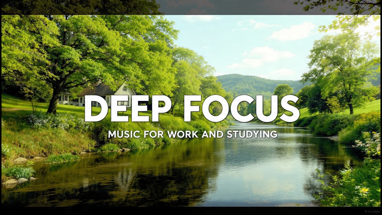 LIVE 🌿 Calm Piano Music & Natural Water Sounds for Stress Relief and Peaceful Mind