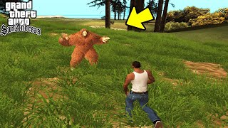 I Found Bigfoot in GTA San Andreas!(Secret Easter Egg)