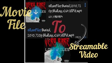 How to convert a Movie file to streamable video in Telegram
