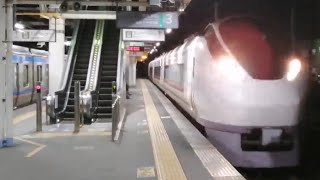 【爆音ジョイント音最高！】E657系 特急ひたち19号仙台行き 名取駅高速通過