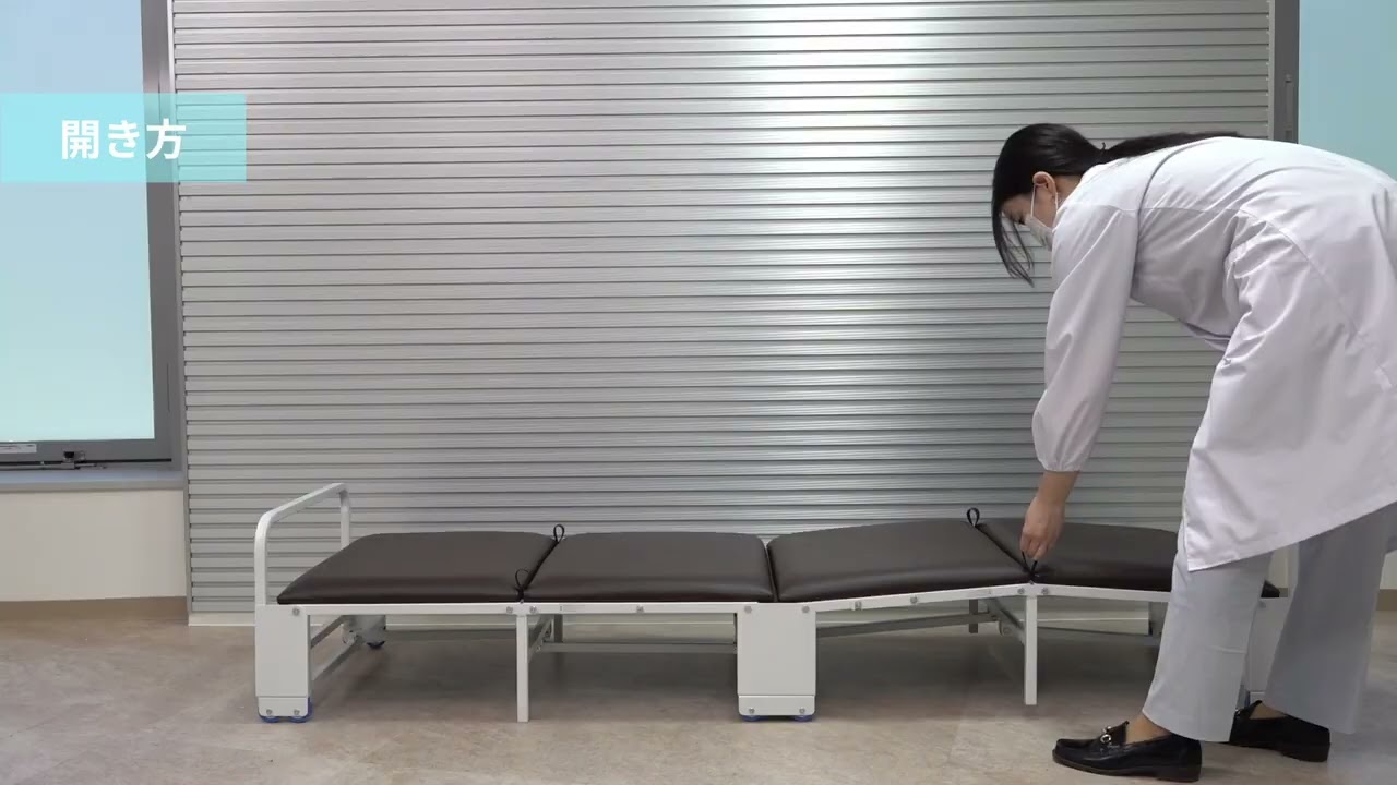 8-587-01 折りたたみベッド（コンパクト） FB4-60 【AXEL】 アズワン