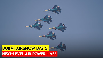 LIVE NOW — Dubai Airshow 2025 Day 2 | Power in the Sky Unleashed