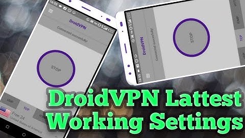 DROID VPN LATTEST SETTINGS||2 TAPS ONLY||WORKING ON ALL NETWORKS||WITHOUT DATA SAVER