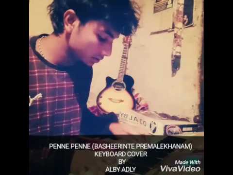 Penne Penne keyboard cover by Alby adly Basheerinte premalekhanam. Song Keyboard Cover
