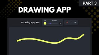 🎨 How to Build a Drawing App with HTML – Step-by-Step Tutorial (Part 3)