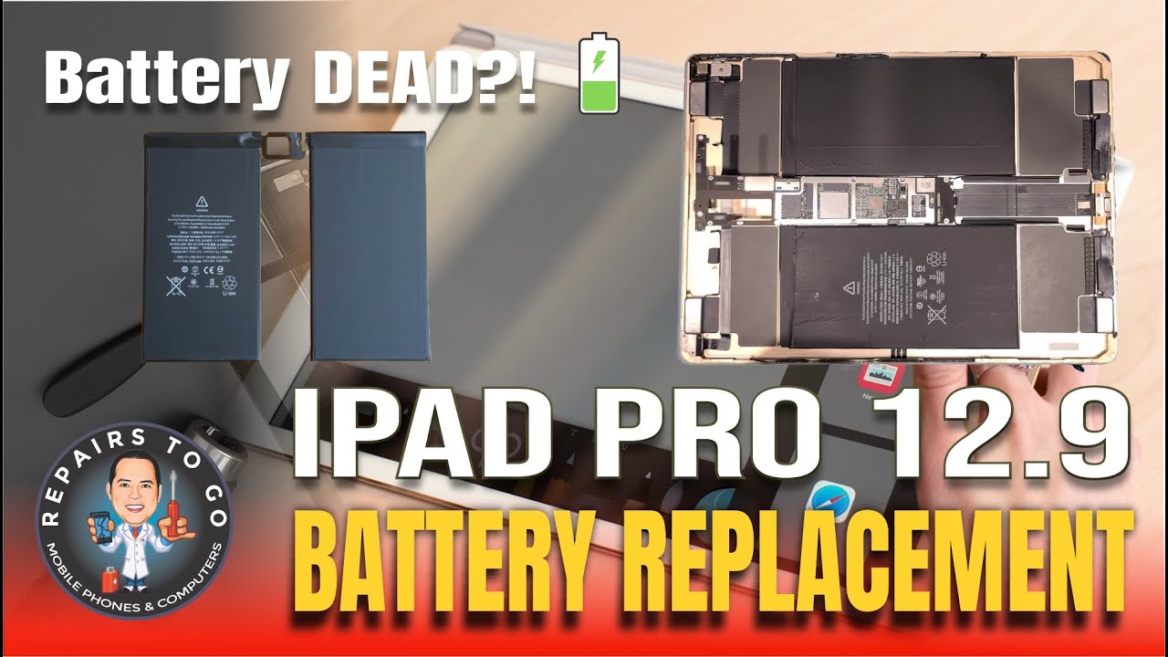How to Replace iPad Pro 12.9” Battery (1st Gen) | Fix Charging & Power Issues