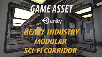 High-Quality Modular Sci-Fi Corridor [Unity]