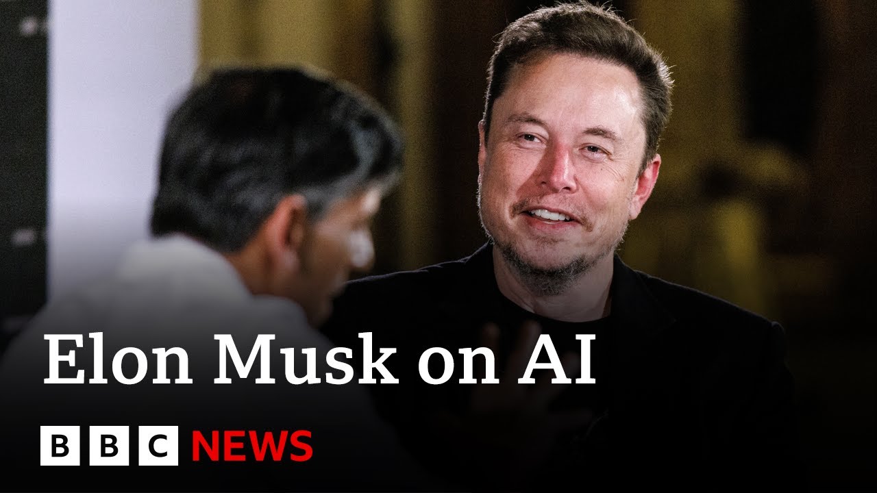 Read more about the article Elon Musk tells Rishi Sunak that AI will put an end to work – BBC News – BBC News