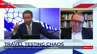 PCR testing: ‘Government needs to get a grip, get on top of the website and sort it out' says expert