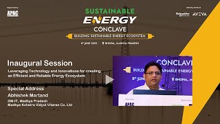 Sustainable Energy Conclave - MP, Bhopal | Abhishek Martand, GM-IT, MP MKVV Co. Ltd screenshot 5