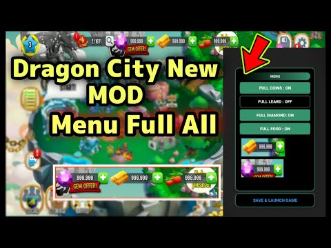 Hướng dẫn Hack Dragon City Mới Nhất – Menu Full Gold, Diamond, Food   Cực Dễ