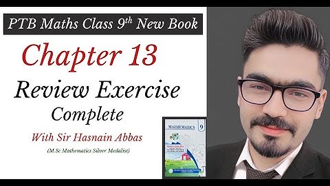 Class 9 math chapter 13 review exercise | Class 9th math review exercise complete | New Book 2025