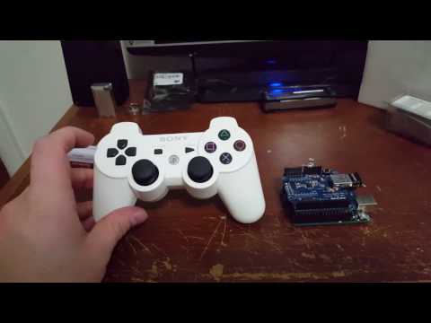 Bluetooth PS3 Controller+Arduino- Animatronic Wheatley v2.0