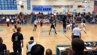 Westview vs Corona Del Mar Justin's serves