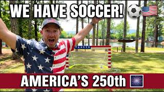 We Built a Soccer Field at This Tiny House Community 🇺🇸