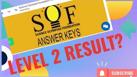 ISSO,ICO,ICSO ANSWER KEYS AVAILABLE/LEVEL 2 RESULT? @OForOlympiad #sof #education