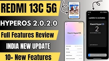 Redmi 13C 5G HyperOS 2.0.2.0 India New Update, Full Features Review, 10+ New Features/Animation
