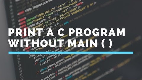 Print Hello without main function in c/c++ programming language. || GeeksPort