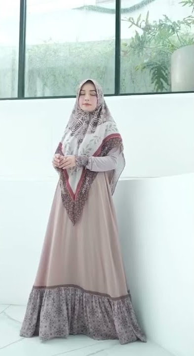 Arumi Rose Dust - Set Gamis Syari  by Masya, Madenia Syar'i II order : 081321421313