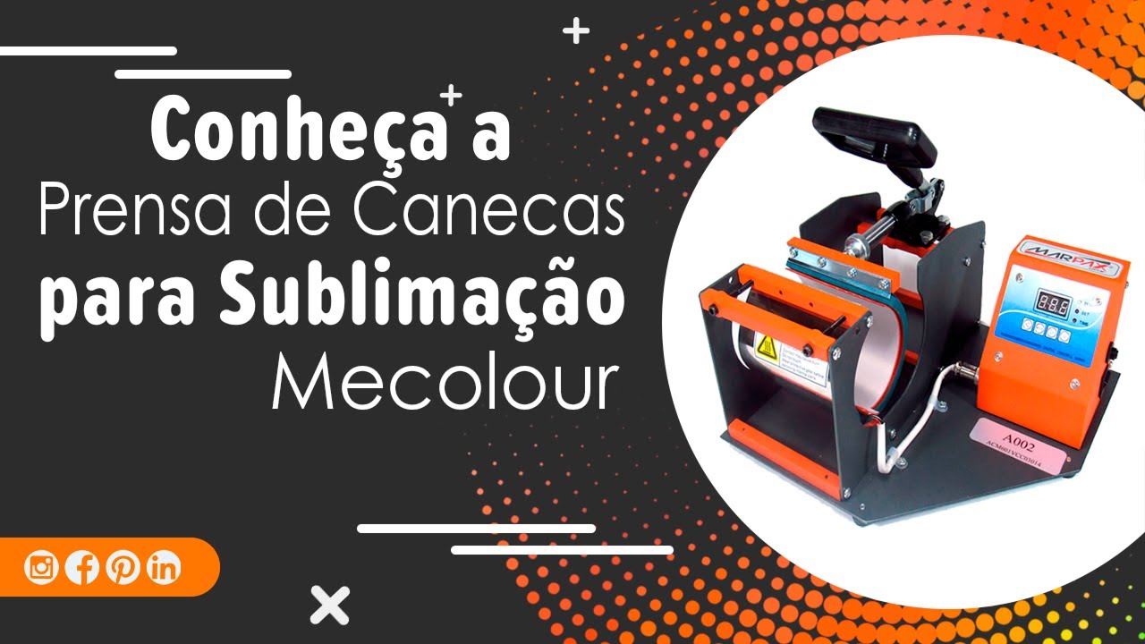 Capa do vídeo Prensa Térmica Para Sublimação Mecolour | CPM OFFICE